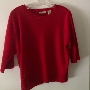 Red size XL Apostrophe Cashmere Pullover